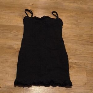 Lulu's Black Textured Camisole Top